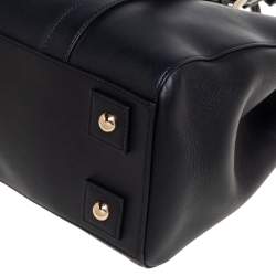 Pre Owned Mulberry Black Leather Bayswater Tote