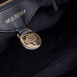 Pre Owned Mulberry Black Leather Bayswater Tote