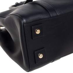 Pre Owned Mulberry Black Leather Bayswater Tote