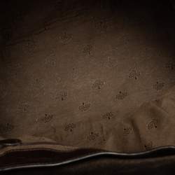 Mulberry Dark Brown Leather Oversized Alexa Top Handle Bag