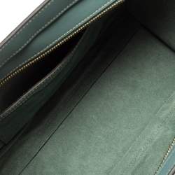 Pre Owned Mulberry Pale Blue Leather Small Zipped Bayswater Tote