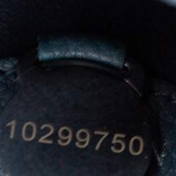 Pre Owned Mulberry Blue Leather Small Lily Shoulder Bag