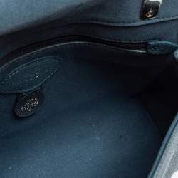 Pre Owned Mulberry Blue Leather Small Lily Shoulder Bag