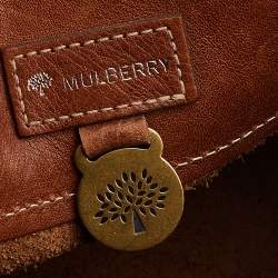 Pre Owned Mulberry Brown Leather Small Bayswater Satchel