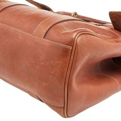 Pre Owned Mulberry Brown Leather Small Bayswater Satchel