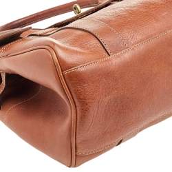Pre Owned Mulberry Brown Leather Small Bayswater Satchel