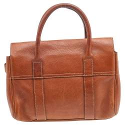 Pre Owned Mulberry Brown Leather Small Bayswater Satchel