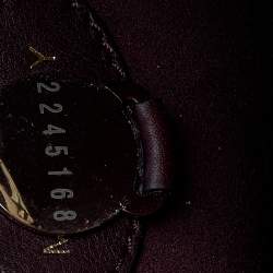 Mulberry Burgundy Python Embossed And Leather Small Willow Tote