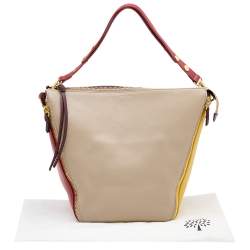 Pre Owned Mulberry Multicolor Leather Camden Press Studded Hobo