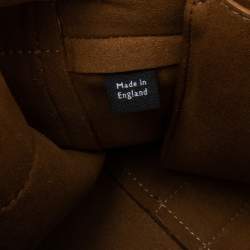 Mulberry Tan Croc Embossed Leather Bayswater Satchel