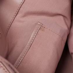 Pre Owned Mulberry Pink Leather Drawstring Shoulder Bag