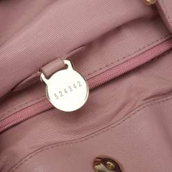 Pre Owned Mulberry Pink Leather Drawstring Shoulder Bag