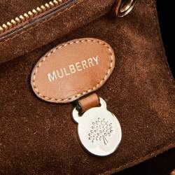 Pre Owned Mulberry Brown Leather Cookie Bayswater Satchel