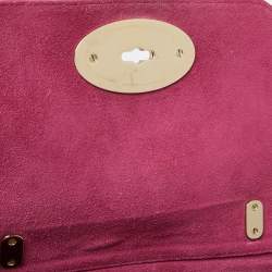 Mulberry Fuchsia Leather Small Lily Shoulder Bag