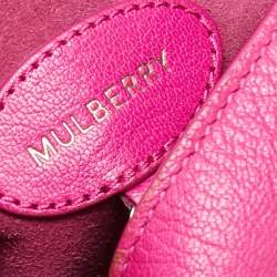 Mulberry Fuchsia Leather Small Lily Shoulder Bag