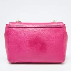 Mulberry Fuchsia Leather Small Lily Shoulder Bag