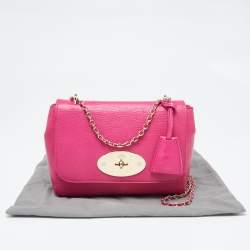 Mulberry Fuchsia Leather Small Lily Shoulder Bag