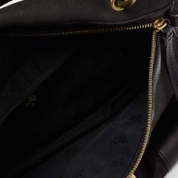 Pre Owned Mulberry Black Nubuck and Leather Taylor Top Handle Bag