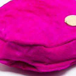 Pre Owned Mulberry Magenta/Brown Calf Hair and Leather Mitzy Hobo