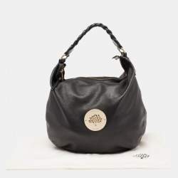 Pre Owned Mulberry Black Leather Large Daria Hobo