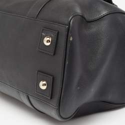 Pre Owned Mulberry Black Leather Bayswater Tote