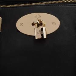 Pre Owned Mulberry Black Leather Bayswater Tote