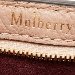 Pre Owned Mulberry Beige Leather Small Bayswater Satchel