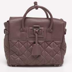 Pre Owned Mulberry Brown Leather Bayswater Satchel