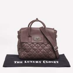 Pre Owned Mulberry Brown Leather Bayswater Satchel