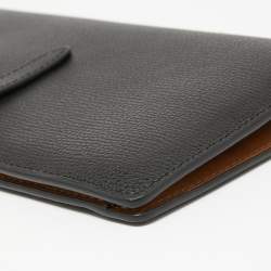 Mulberry Black Leather Tree Logo Long Wallet