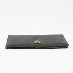 Mulberry Black Leather Tree Logo Long Wallet