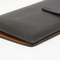 Mulberry Black Leather Tree Logo Long Wallet