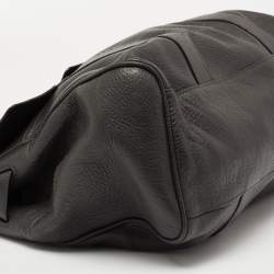 Pre Owned Mulberry Dark Grey Leather Bayswater Satchel