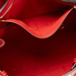 Pre Owned Mulberry Red Patent Leather Bayswater Satchel