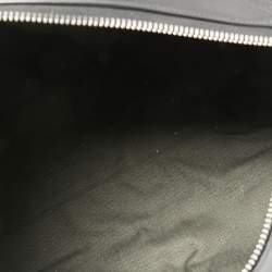 Mulberry Black Leather Round Ended Duffel Bag