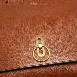 Pre Owned Mulberry Tan Leather Amberley Top Handle Bag
