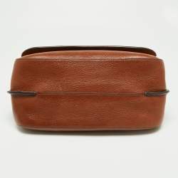 Pre Owned Mulberry Tan Leather Amberley Top Handle Bag