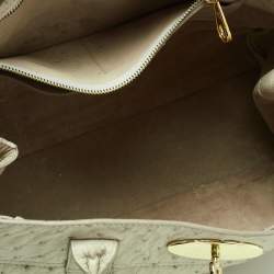 Pre Owned Mulberry Pale Green Ostrich Bayswater Satchel