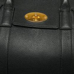 Pre Owned Mulberry Black Leather Bayswater Satchel