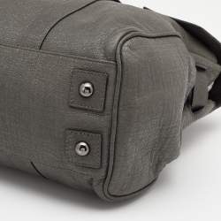 Mulberry Grey Shimmery Leather Bayswater Satchel