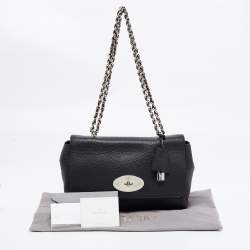 Pre Owned Mulberry Black Leather Lily Shoulder Bag