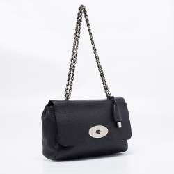 Pre Owned Mulberry Black Leather Lily Shoulder Bag