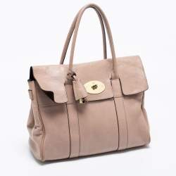 Mulberry Beige Leather Bayswater Satchel