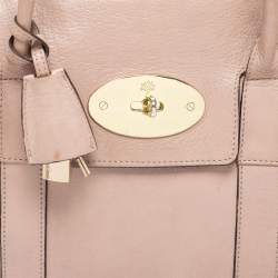 Mulberry Beige Leather Bayswater Satchel
