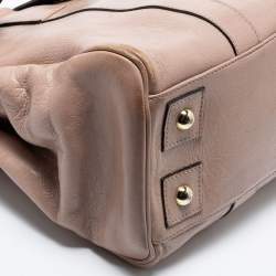 Mulberry Beige Leather Bayswater Satchel