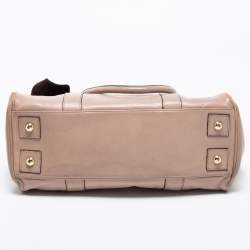 Mulberry Beige Leather Bayswater Satchel