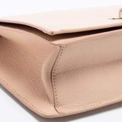 Pre Owned Mulberry Beige Leather Postman Lock Chain Shoulder Bag