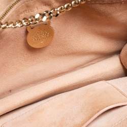 Pre Owned Mulberry Beige Leather Postman Lock Chain Shoulder Bag