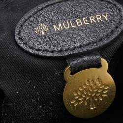 Mulberry Blue/Black Printed Nylon Crossbody Bag
