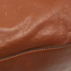 Pre Owned Mulberry Brown Leather Alexa Top Handle Bag